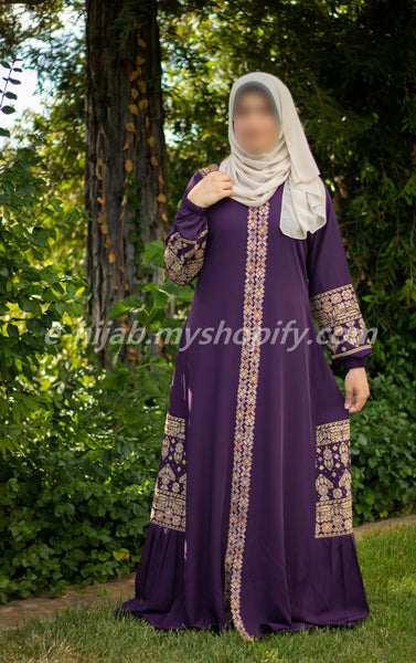 Luxury Embroidery caftan abaya 2 Pieces – Tatreez1